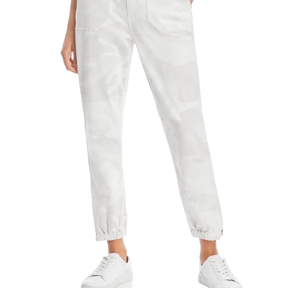 PAIGE Jeans "Mayslie" Jogger in Faded Beige Camo